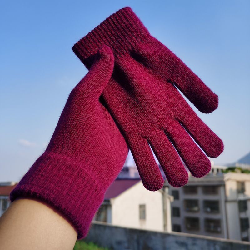 남성용 및 여성용 니트 울 장갑, 겨울 사이클링 방한  - Wool Glove Lined 리뷰 및 가격