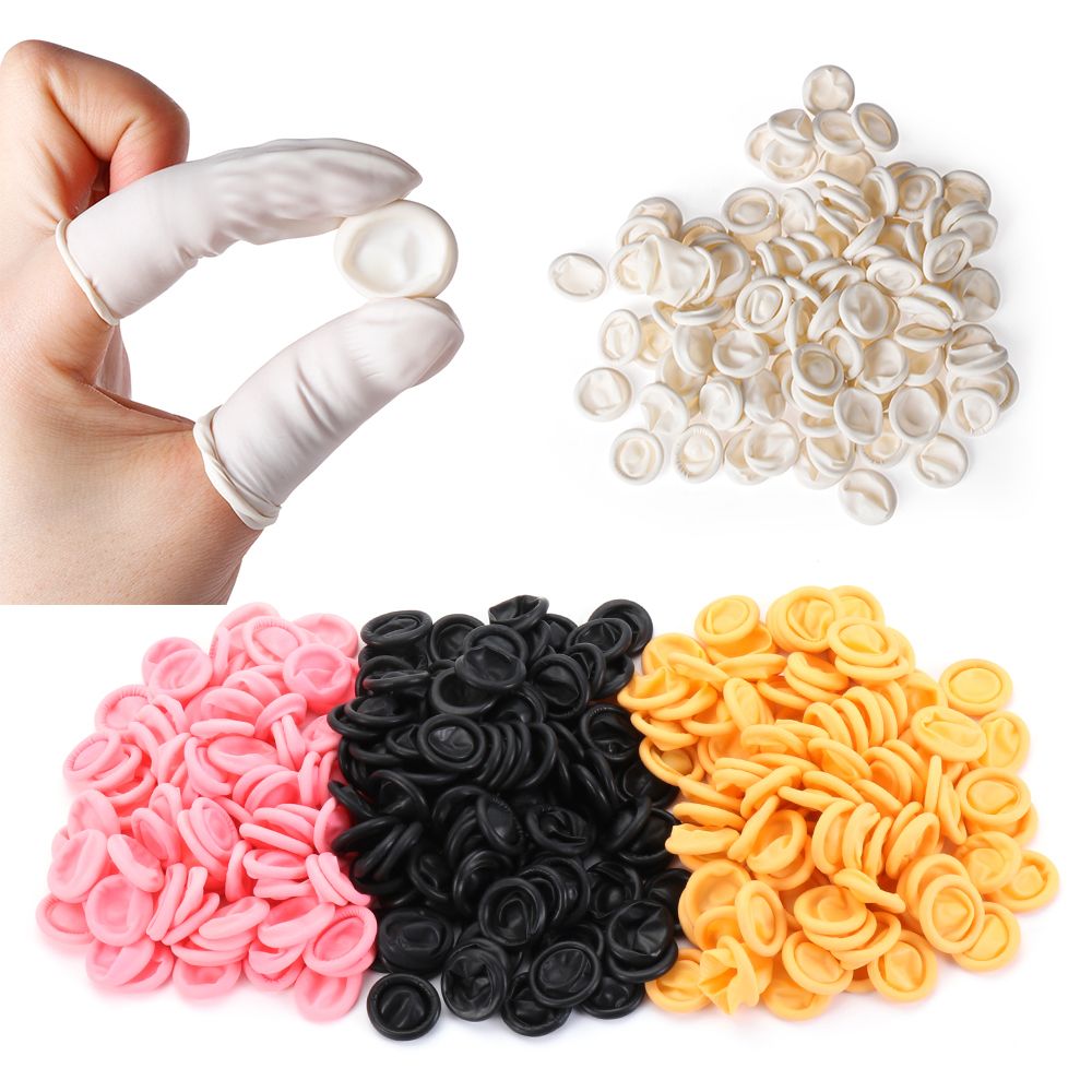 일회용 손가락 커버 천연 고무 장갑, 정전기 방지 라텍 - Latex Disposable Glove 리뷰 및 가격