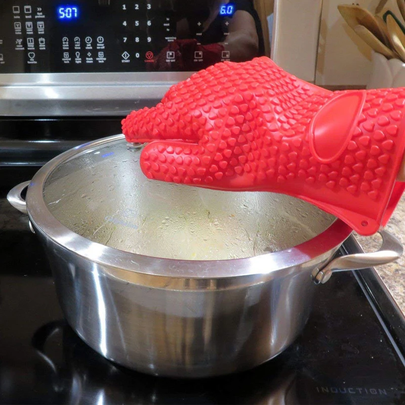 바베큐 실리콘 굽고 장갑 베이킹 장갑 Anti-Scal - Oven Mitt Silicone 리뷰 및 가격