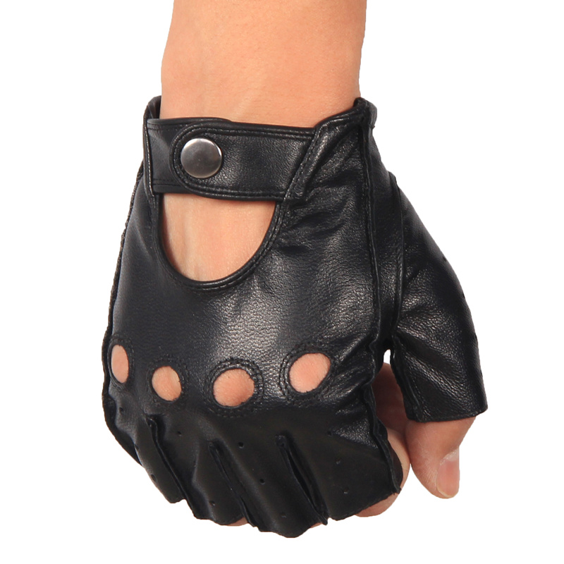 하이 퀄리티 진짜 가죽 세미 핑거 장갑, 남성용 얇은  - Leather Driving Glove 리뷰 및 가격