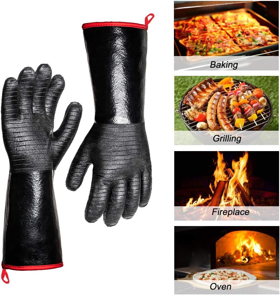 그릴 바베큐용 극한 내열 장갑, 네오프렌 코팅 방수 긴 - Heat Resistant Glove 리뷰 및 가격