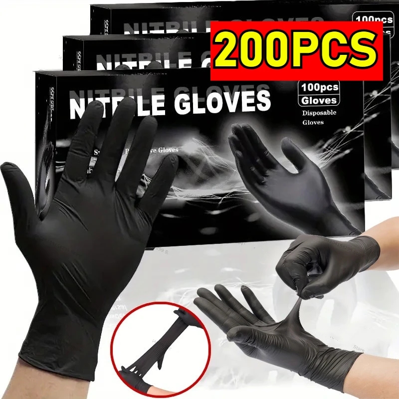 일회용 니트릴 방수 장갑 접시 세척 주방 가정용 장갑  - Nitrile Mechanic Glove 리뷰 및 가격