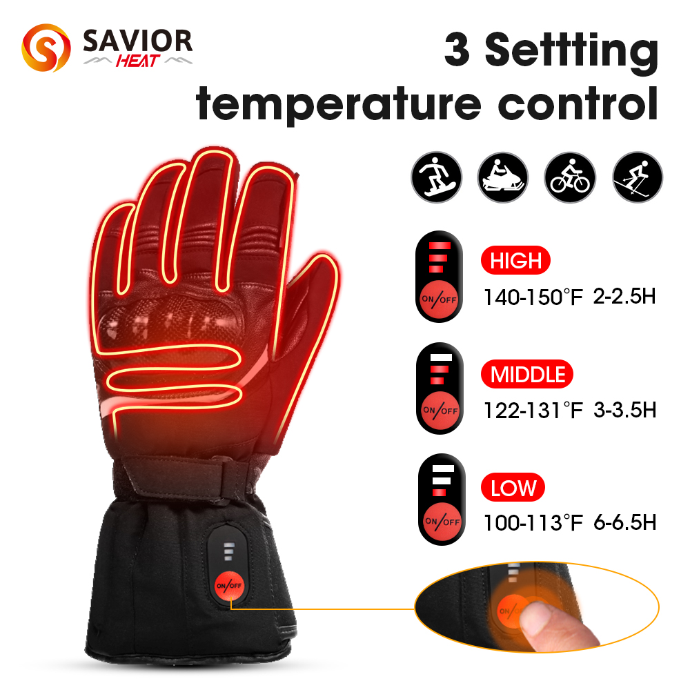 구세주 열 100% 방수 오토바이 장갑 가열 Guant - Heat Resistant Glove 리뷰 및 가격