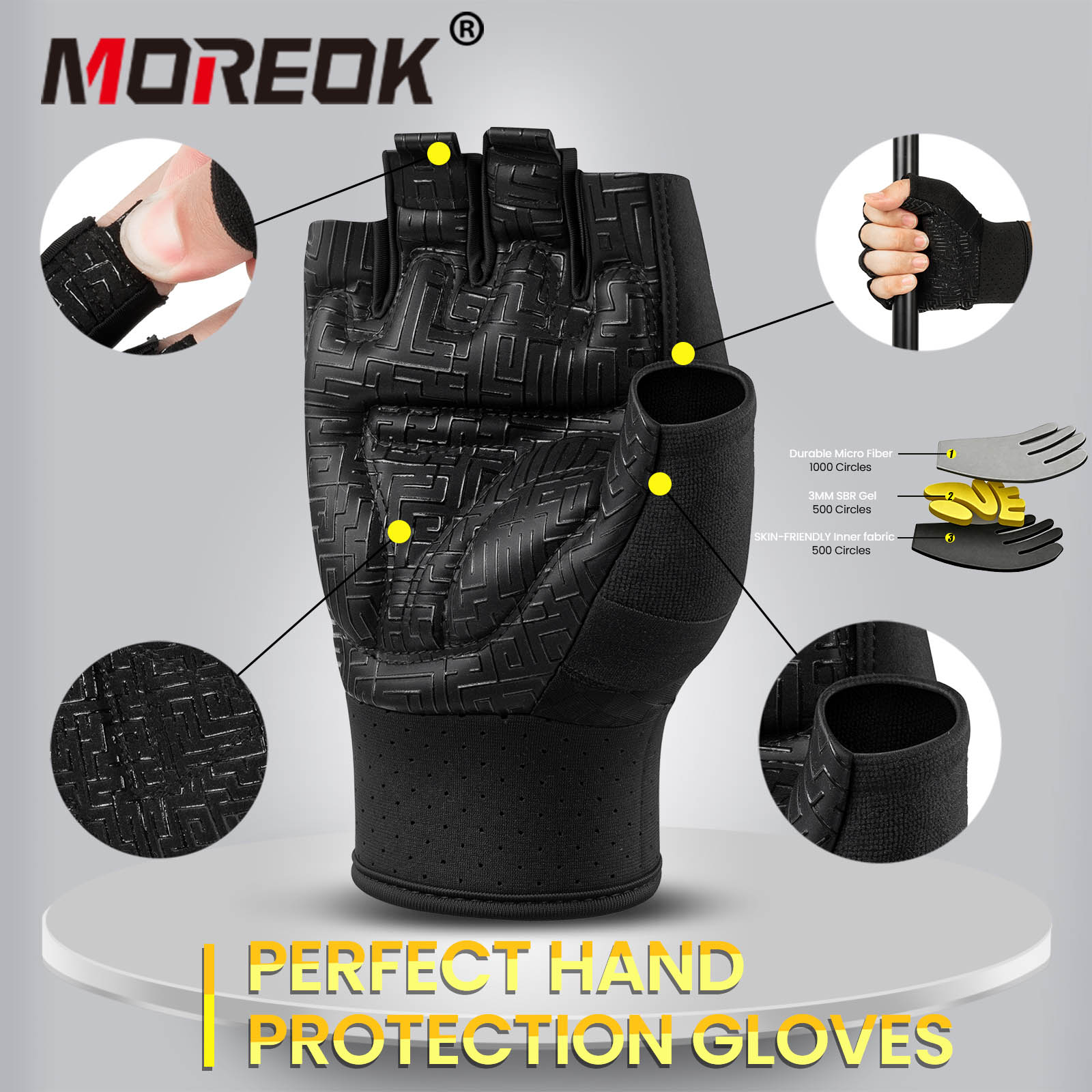 남성용 헬스 장갑, 다용도 통기성 젤 웨이트 리프팅 장 - Workout Glove Gym 리뷰 및 가격
