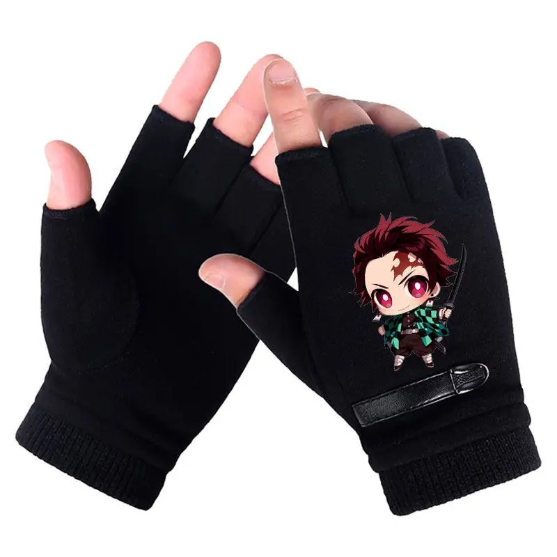 애니메이션 악마 슬레이어 학생 반 손가락 장갑 새로운  - Fingerless Glove Knit 리뷰 및 가격