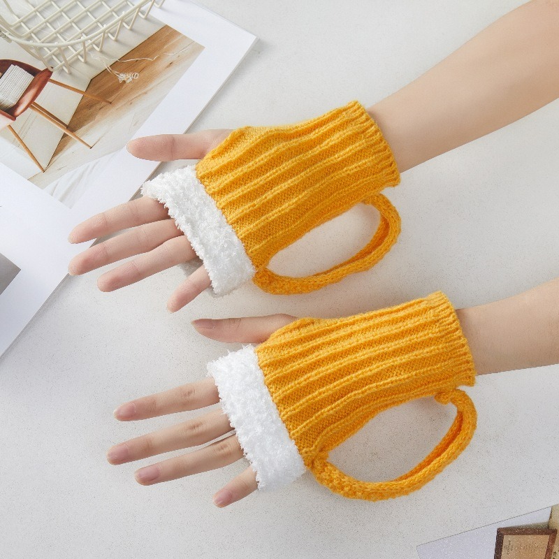 다채로운 색상의 절연 중간 길이 장갑 1쌍 - 가을 및 - Winter Glove Insulated 리뷰 및 가격
