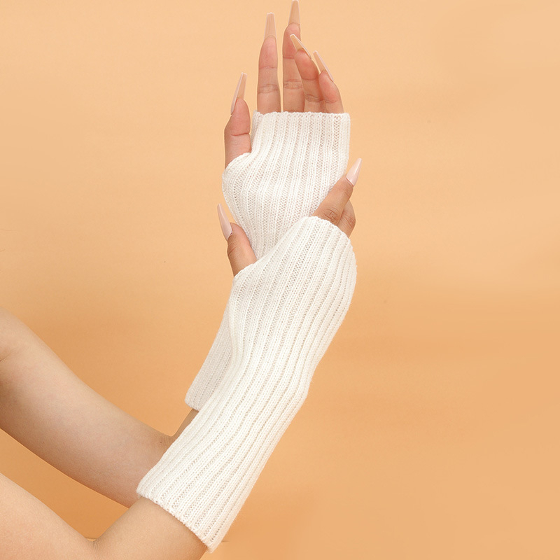 여자 다채로운 따뜻한 니트 팔 슬리브 부드러운 신축성  - Fingerless Glove Knit 리뷰 및 가격