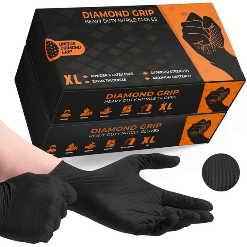 검정색 헤비 듀티 니트릴 일회용 장갑 산업용 8mil  - Nitrile Mechanic Glove 리뷰 및 가격