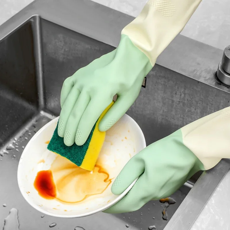 두꺼운 주방 장갑, 설거지 장갑 내마모성, 설거지, 청 - Dish Glove Rubber 리뷰 및 가격