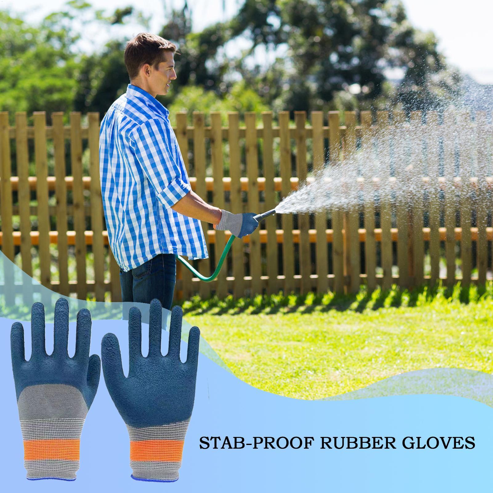 정원용 장갑 라텍스 방수 원예용 장갑 미끄럼 방지 보호 - Gardening Glove Waterproof 리뷰 및 가격