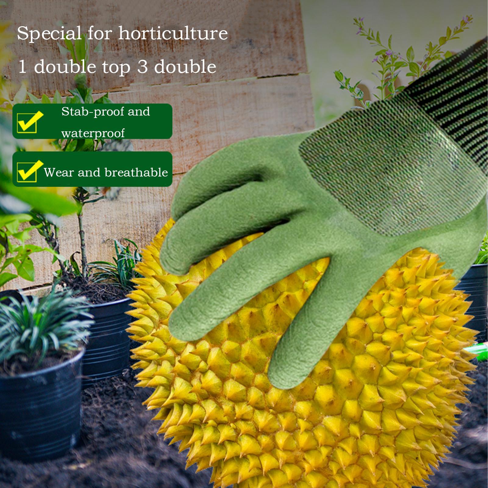 정원용 장갑 라텍스 방수 원예용 장갑 미끄럼 방지 보호 - Gardening Glove Waterproof 리뷰 및 가격