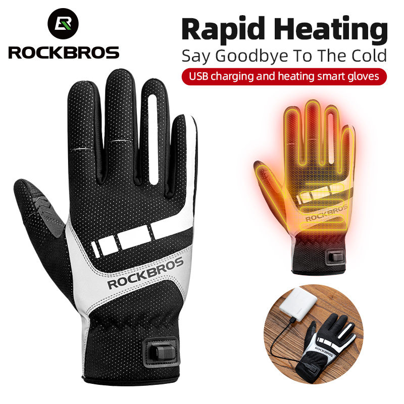 ROCKBROS 가열 겨울 장갑 사이클링 장갑 USB  - Heat Resistant Glove 리뷰 및 가격