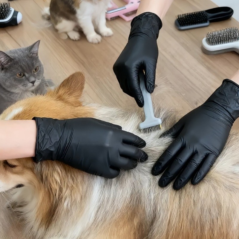 50개입 식품 등급 일회용 니트릴 장갑, 요리, 음식  - Nitrile Mechanic Glove 리뷰 및 가격