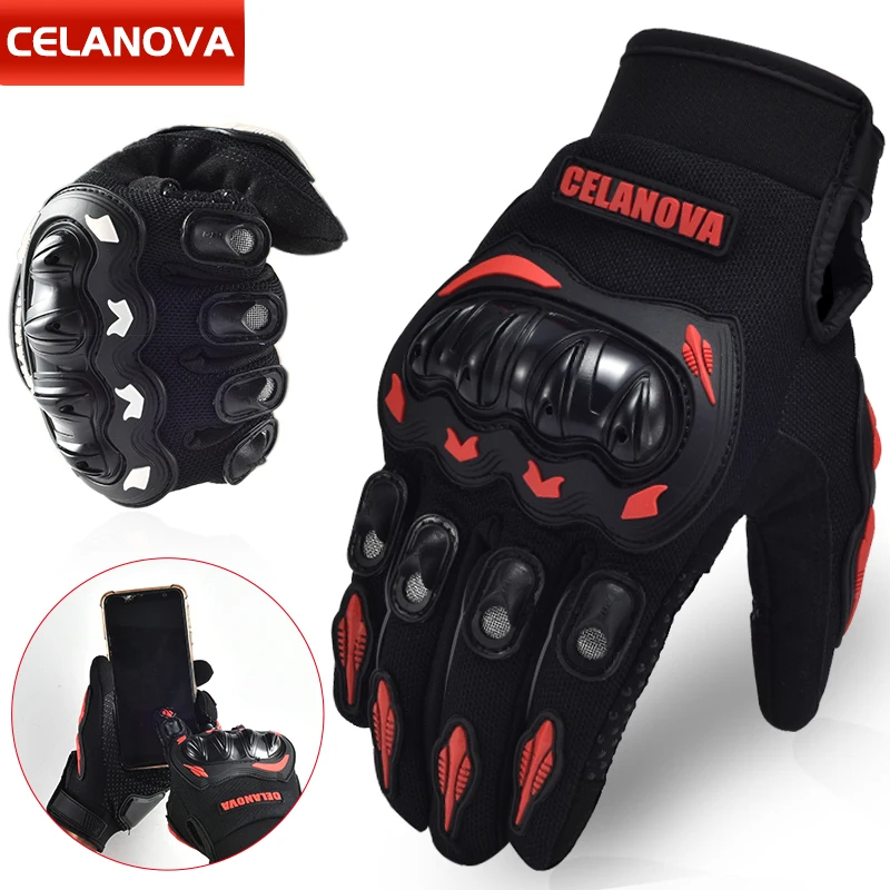 새로운 남성용 자전거 오토바이 장갑 하드 너클 터치 스 - Motorcycle Glove Knuckle 리뷰 및 가격