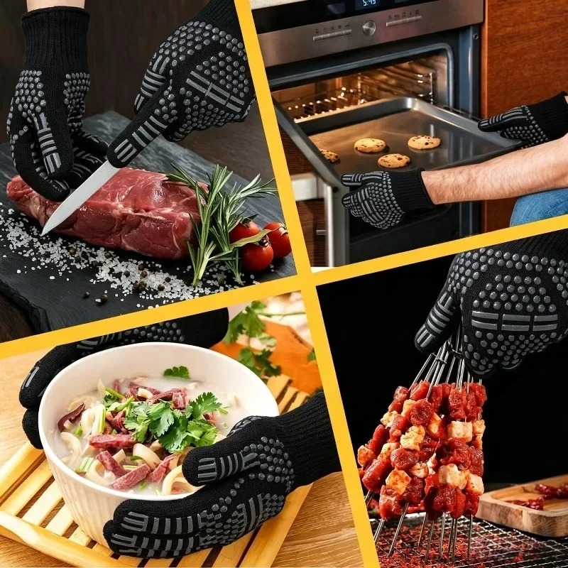 1pc/1쌍의 바베큐 장갑 고온 오븐 장갑 바베큐 요리 - Oven Mitt Silicone 리뷰 및 가격