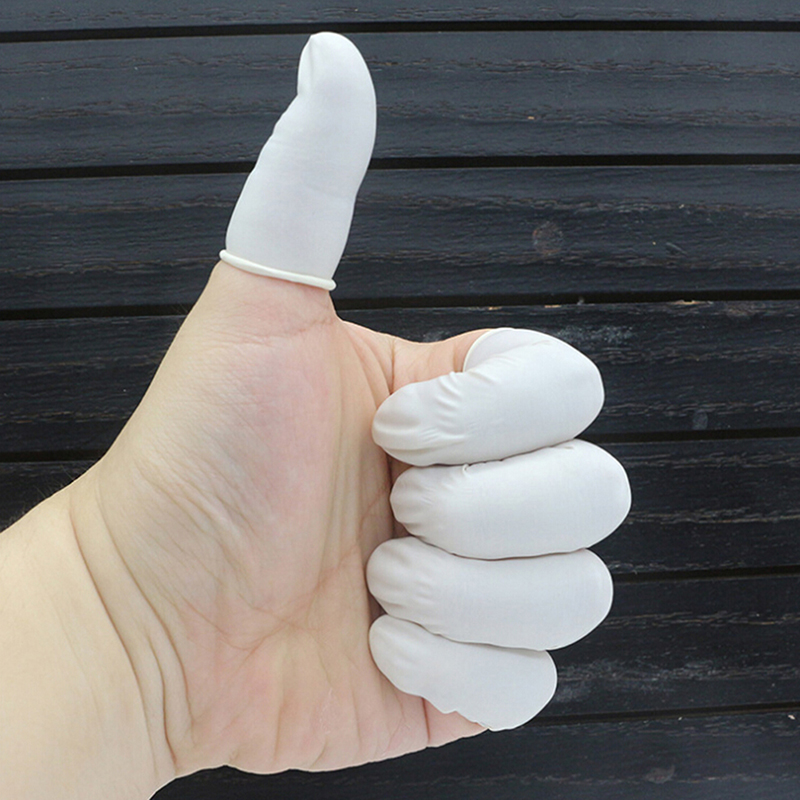 20/100개 일회용 라텍스 고무 손가락 보호대 세트  - Latex Disposable Glove 리뷰 및 가격