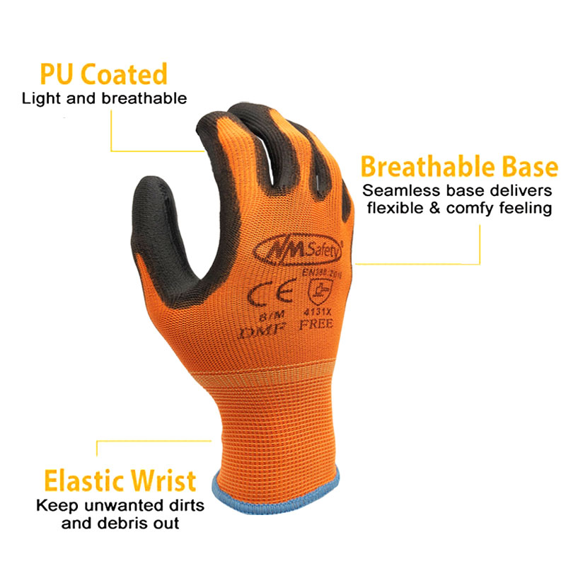 NMSafety 12 쌍 PU 팜 코팅용 작업 장갑 안 - Nitrile Mechanic Glove 리뷰 및 가격
