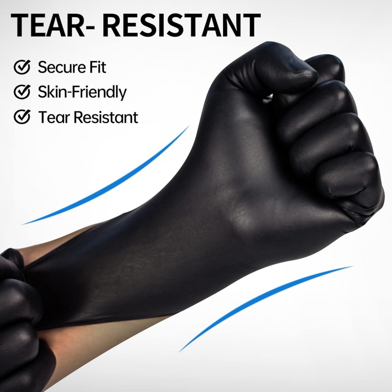 100개입 블랙 니트릴 장갑 일회용 라텍스 프리 산업  - Nitrile Mechanic Glove 리뷰 및 가격