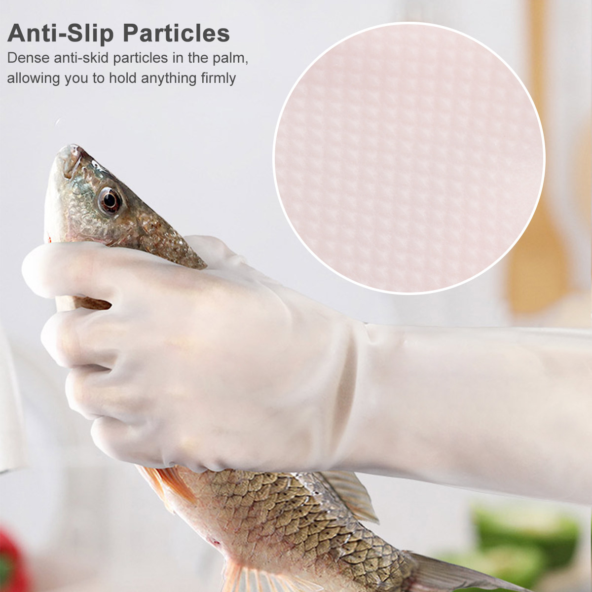 1 쌍 방수 식기 세척 장갑 식기 세척을위한 통기성 주 - Dish Glove Rubber 리뷰 및 가격