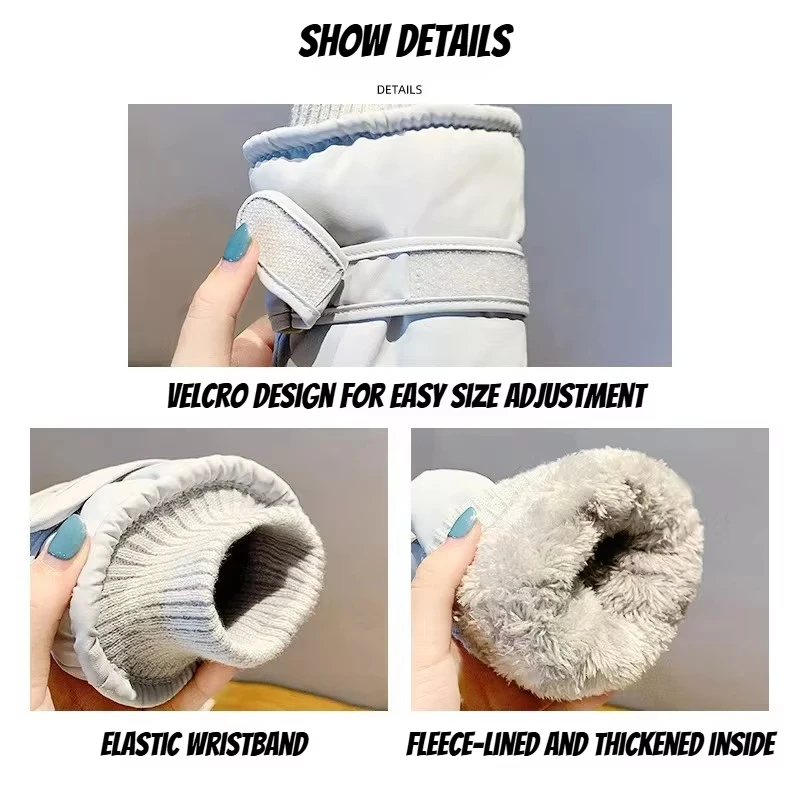 양털 안감이 있는 겨울 스키 장갑 두꺼운 단열 장갑 방 - Winter Glove Insulated 리뷰 및 가격